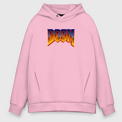 Мужское худи оверсайз Doom logotype