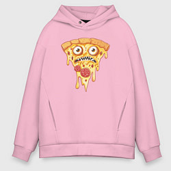 Мужское худи оверсайз Pizza face