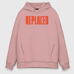 Мужское худи оверсайз Replaced logo