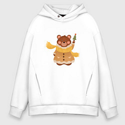 Мужское худи оверсайз Маленький медведик