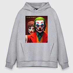 Мужское худи оверсайз Joker and Minecraft - collaboration