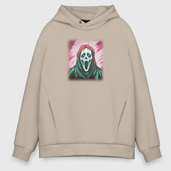 Мужское худи оверсайз Гоустфейс из фильма Крик, призрачное лицо