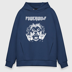 Мужское худи оверсайз Powerwolf rock dog