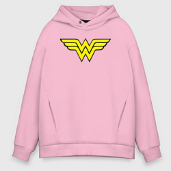 Мужское худи оверсайз Wonder woman logo