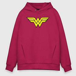 Мужское худи оверсайз Wonder woman logo