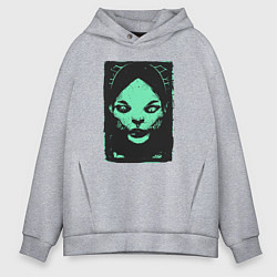 Мужское худи оверсайз Ужасные существа и страшные монстры