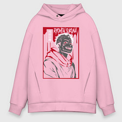 Мужское худи оверсайз Магическая битва Ryomen Sukuna