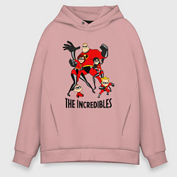 Мужское худи оверсайз Суперсемейка персонажи