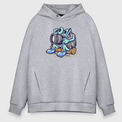 Мужское худи оверсайз Я фотограф