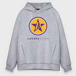 Мужское худи оверсайз Lakers stars