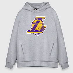 Мужское худи оверсайз Lakers team