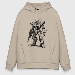 Мужское худи оверсайз Боевой бот