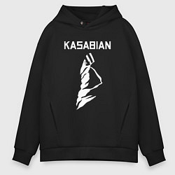 Мужское худи оверсайз Kasabian - logo