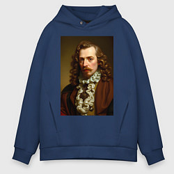 Мужское худи оверсайз Старинный портрет