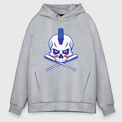 Мужское худи оверсайз Punk baseball