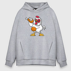 Мужское худи оверсайз Куриные ножки