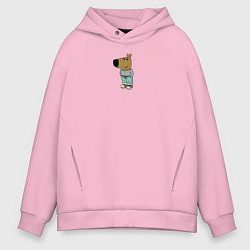 Мужское худи оверсайз Просто чилловый парень мем