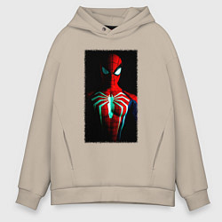 Мужское худи оверсайз Новый человек паук в темноте