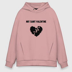 Мужское худи оверсайз Not saint valentine