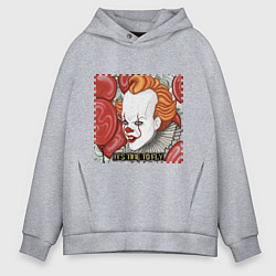 Мужское худи оверсайз Пиксельный Пеннивайз