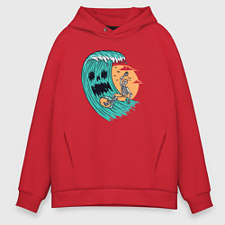 Мужское худи оверсайз Skeletor surfer