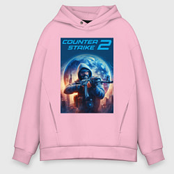 Мужское худи оверсайз Counter Strike 2 - shooter