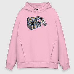 Мужское худи оверсайз Космический сундук