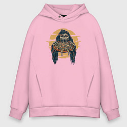 Мужское худи оверсайз Пицца смерти