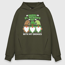 Мужское худи оверсайз Happy St Patricks day - dwarves