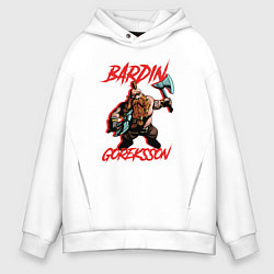Мужское худи оверсайз Bardin Goreksson - Warhammer Vermintide