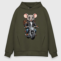 Мужское худи оверсайз Biker mice