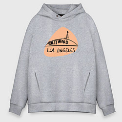 Мужское худи оверсайз Hollywood Los Angeles