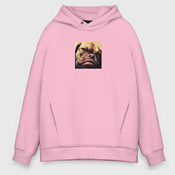 Мужское худи оверсайз Сердитый Песик