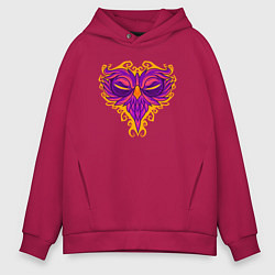 Мужское худи оверсайз Violet owl