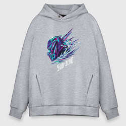 Мужское худи оверсайз Саб-Зиро Мортал Комбат