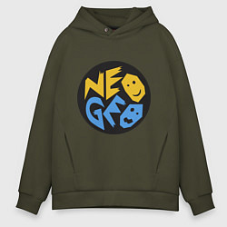 Мужское худи оверсайз Neo geo logo