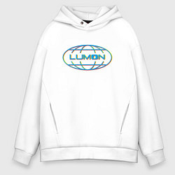 Толстовка оверсайз мужская Корпорация Lumon, цвет: белый