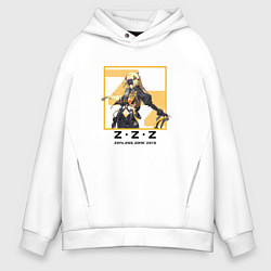 Мужское худи оверсайз Гашетка - Zenless Zone Zero