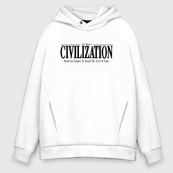 Мужское худи оверсайз Civilization - game