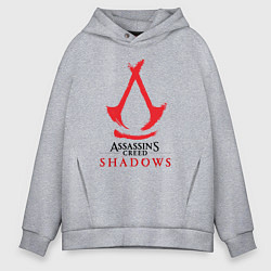 Мужское худи оверсайз Assassins Creed Shadows - badge