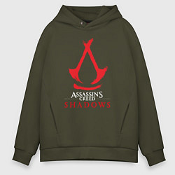 Мужское худи оверсайз Assassins Creed Shadows - badge