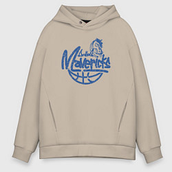 Мужское худи оверсайз Team Dallas Mavericks