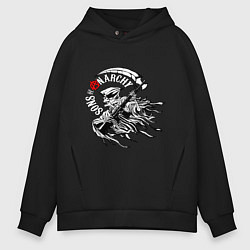 Толстовка оверсайз мужская Logo Sons Of Anarchy, цвет: черный