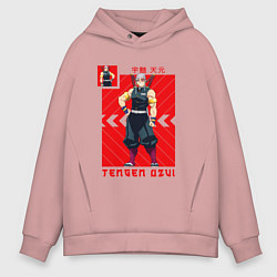 Мужское худи оверсайз Клинок рассекающий демонов Тенген Узуй