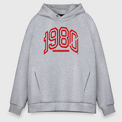 Мужское худи оверсайз 1980s: born to be wild