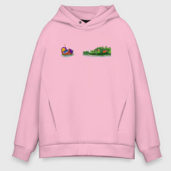 Мужское худи оверсайз Duck and Dragon