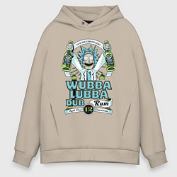 Мужское худи оверсайз Рик - вубба лубба даб ром