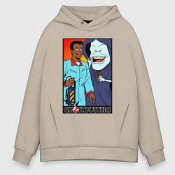 Мужское худи оверсайз Ghostbusters - Winston and the sandman