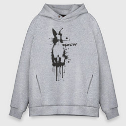 Мужское худи оверсайз Banksy bunny