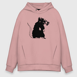 Мужское худи оверсайз Gas rat